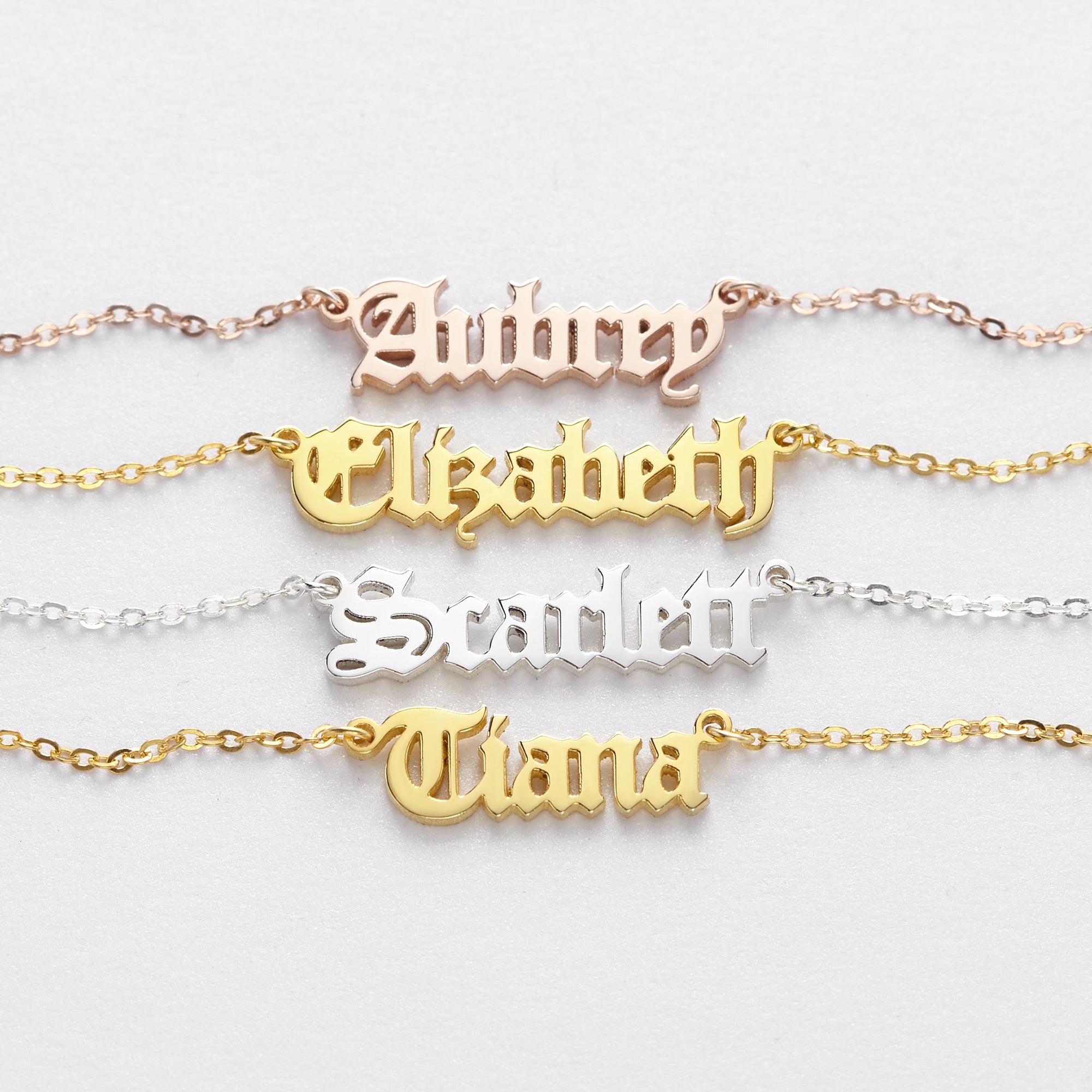 Cursive Nameplate Necklace