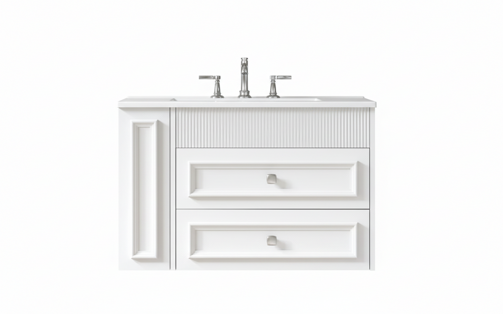 30'' Wall Mounted Bathroom Vanity with Sink