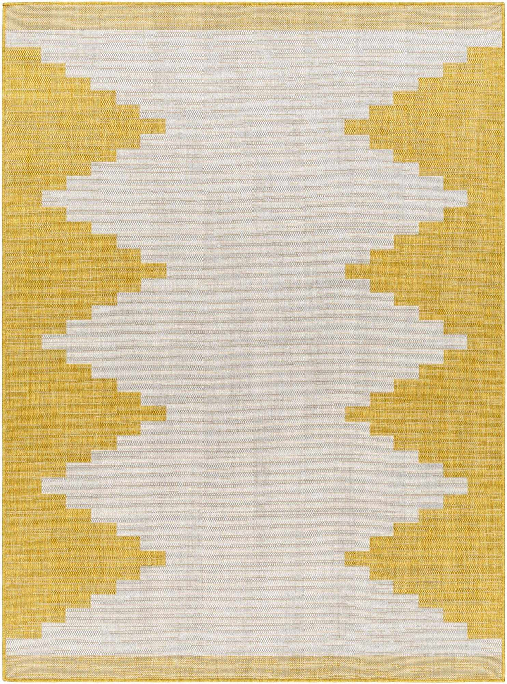 Djugun Metallic-Gold Indoor & Outdoor Rug