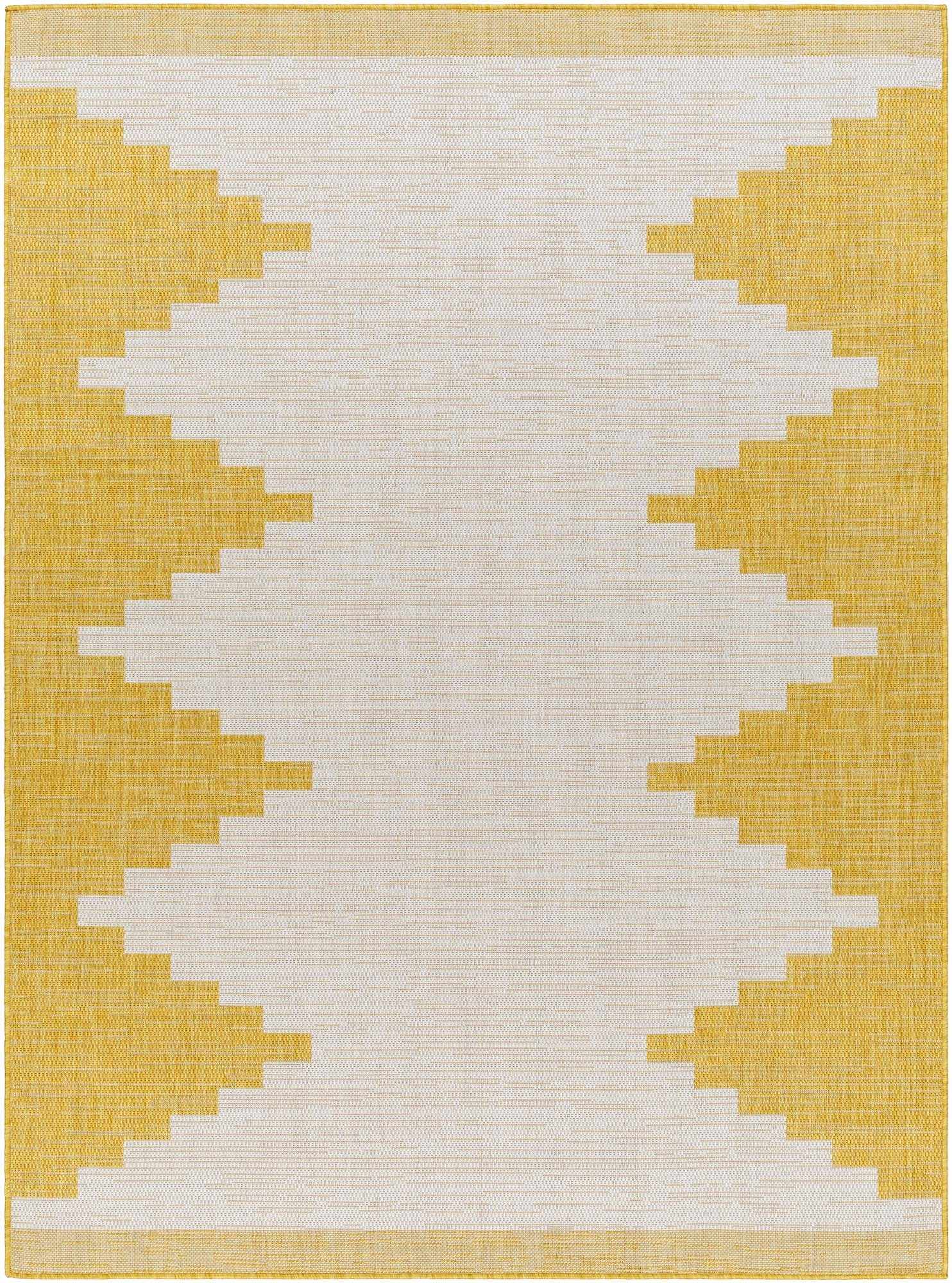 Djugun Metallic-Gold Indoor & Outdoor Rug