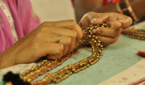 Temple Tassel Earrings