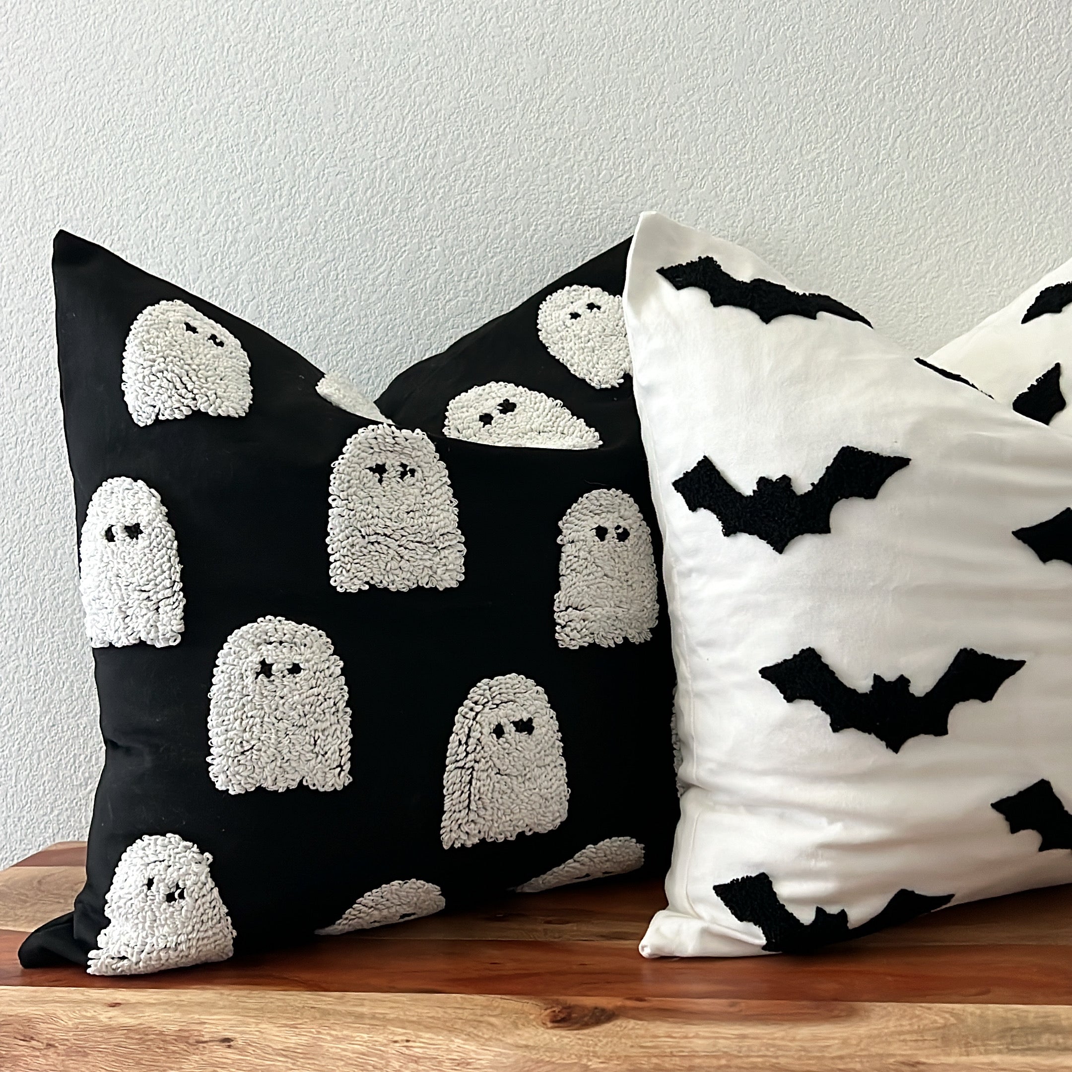 Halloween Throw Pillow Cover, Tufted Accent Pillow