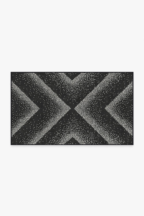 Jonathan Adler Vapor Black & Pearl Tufted Rug