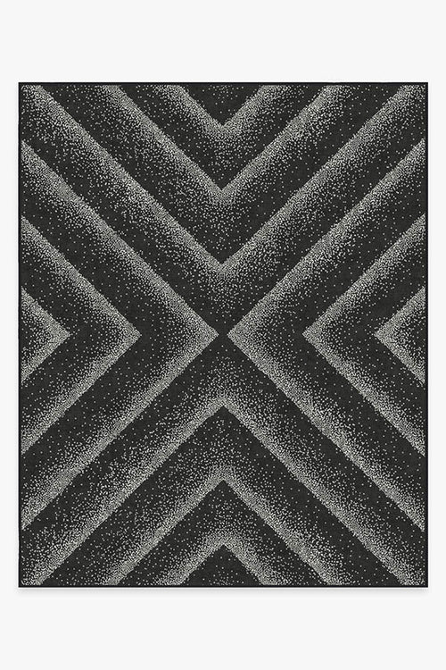 Jonathan Adler Vapor Black & Pearl Tufted Rug