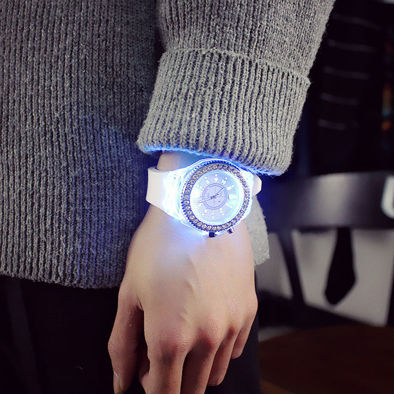 LED Flash Luminous Watch