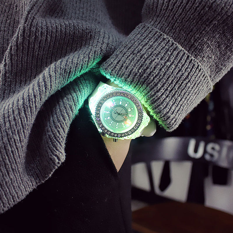 LED Flash Luminous Watch