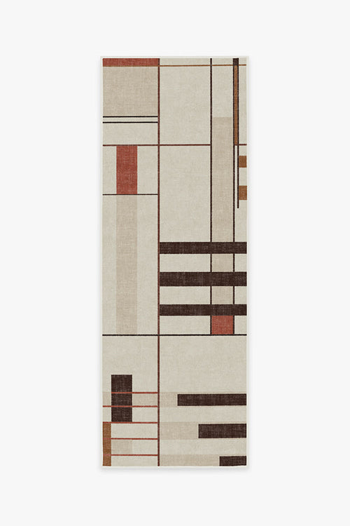 Loretto Ivory & Brown Tufted Rug