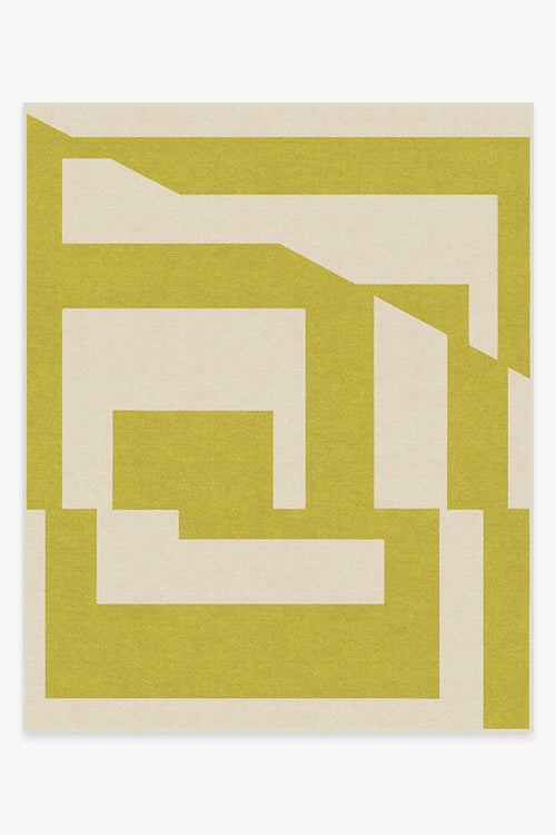 Moden Chartreuse Tufted Rug