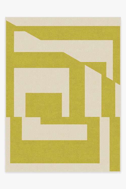 Moden Chartreuse Tufted Rug