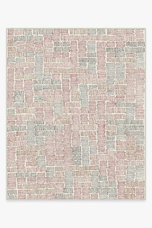 Thalia Red Tufted Rug