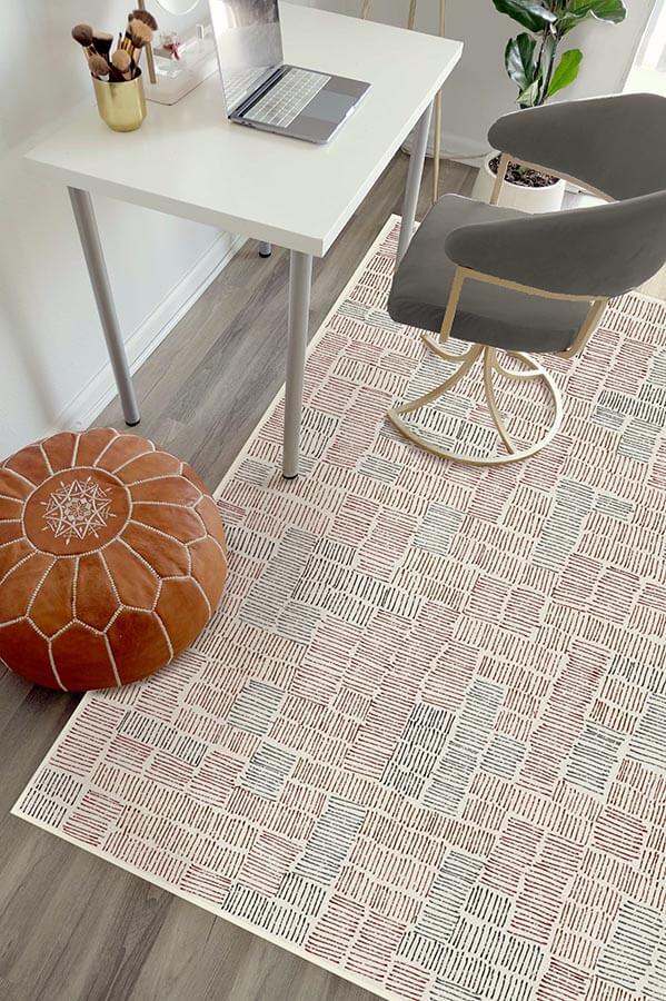 Thalia Red Tufted Rug